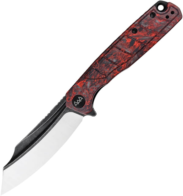 WIXCO Spark Linerlock Shred Red CF - Wixco