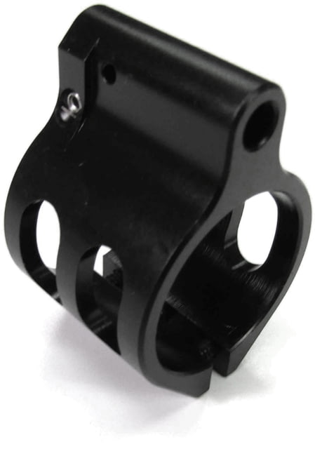 WMD Guns Gas Block Adjustable Low Profile .875in Clamp Nitromet Black - Wmd Guns