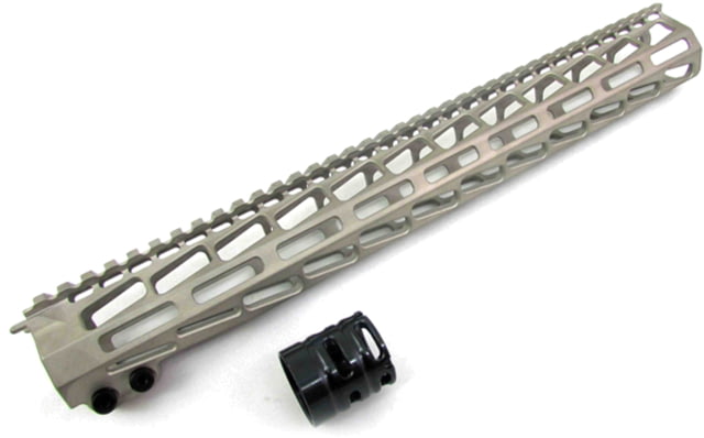 WMD Guns M-LOK Handguard 15in SP Lightweight AR-15 NiB-X Nickel 1-NIBXMLOKHG15 SP - Wmd Guns