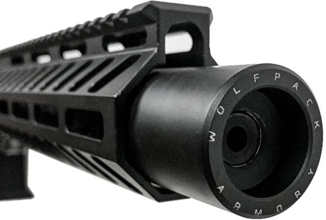 EDEMO Wolfpack Armory Reversible Flash Compensator 2in  Black  EDEMO1 - Wolfpack Armory