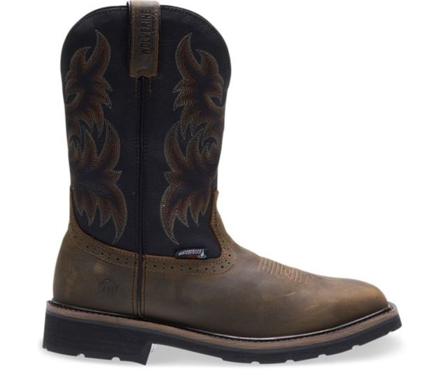 Wolverine Rancher Waterproof Wellington Boot - Men's, Black/Brown, 8 US, Medium, W10768-8M