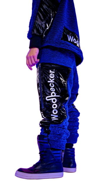 Woodpecker Teddy Fleece Track Pants Navy Medium