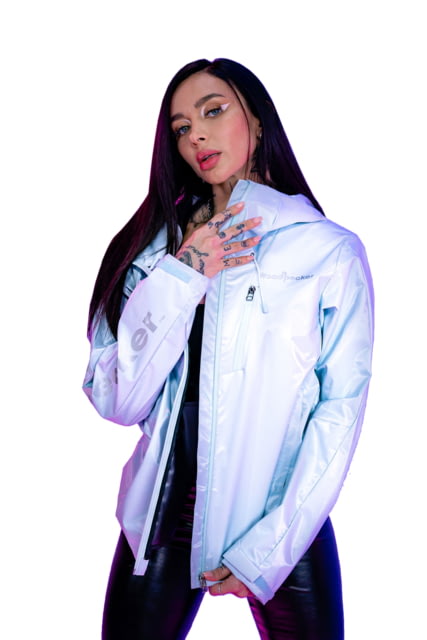 Woodpecker Wind Shell - Women's Large Creme de Menthe/Blue