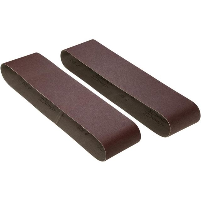 Woodstock 4in x 36in 100 grit Aluminum Oxide Sanding Belt 2 pk.