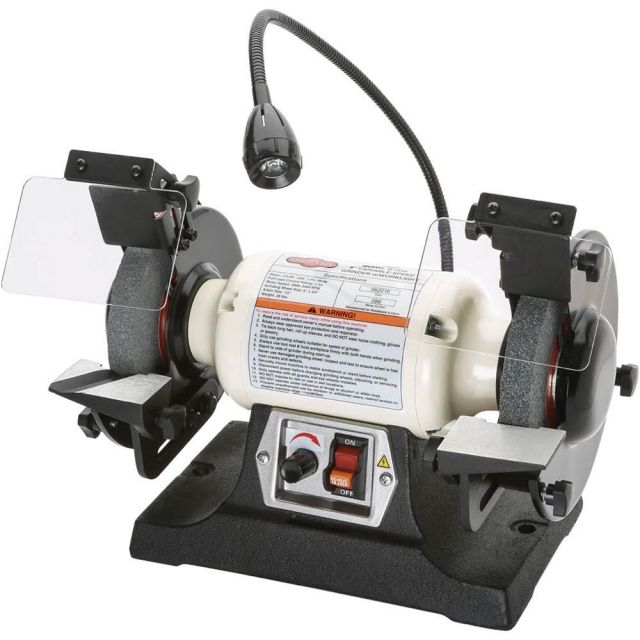 Shop Fox 6in Variable Speed Grinder with Work Light