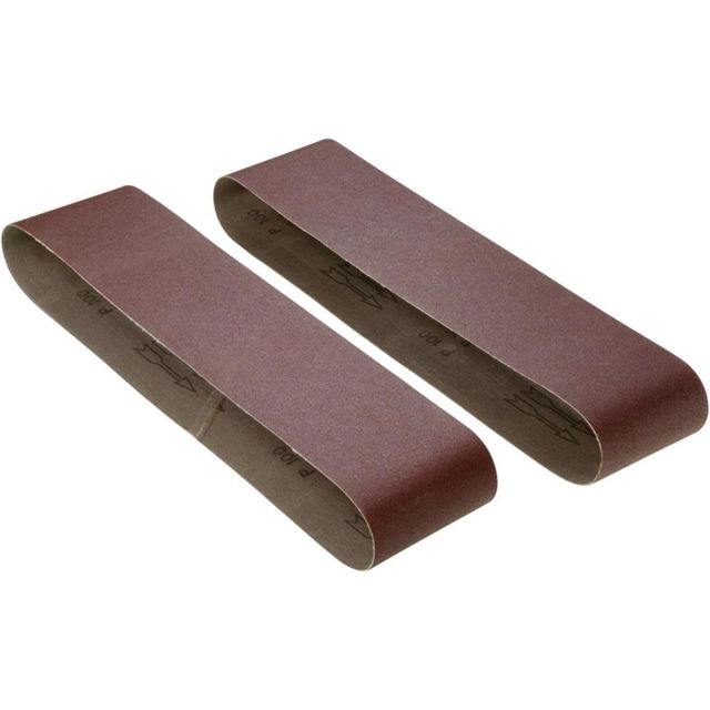 Woodstock 6in x 48in 220 grit Aluminum Oxide Sanding Belt 2 pk.