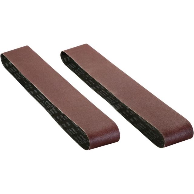 Woodstock 6in x 80in 120 grit Aluminum Oxide Sanding Belt 2 pk.