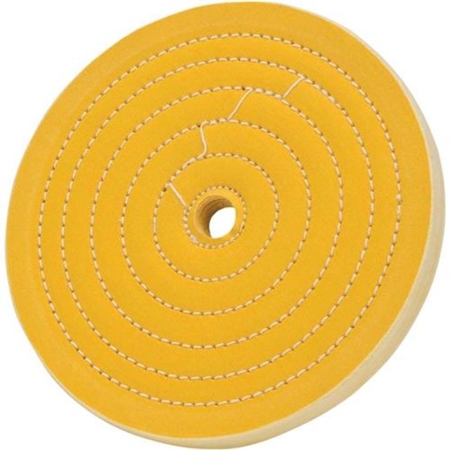 Woodstock Hard Muslin Buffing Wheel 8in. Diameter x 50 Ply x 3/4in. Hole