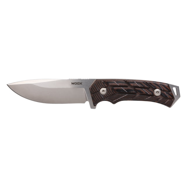 WOOX ROCK62 Fixed Blade Knife 4.25in Sleipner HRC 60-62 Micarta X-GRIP Brown Handle - Woox