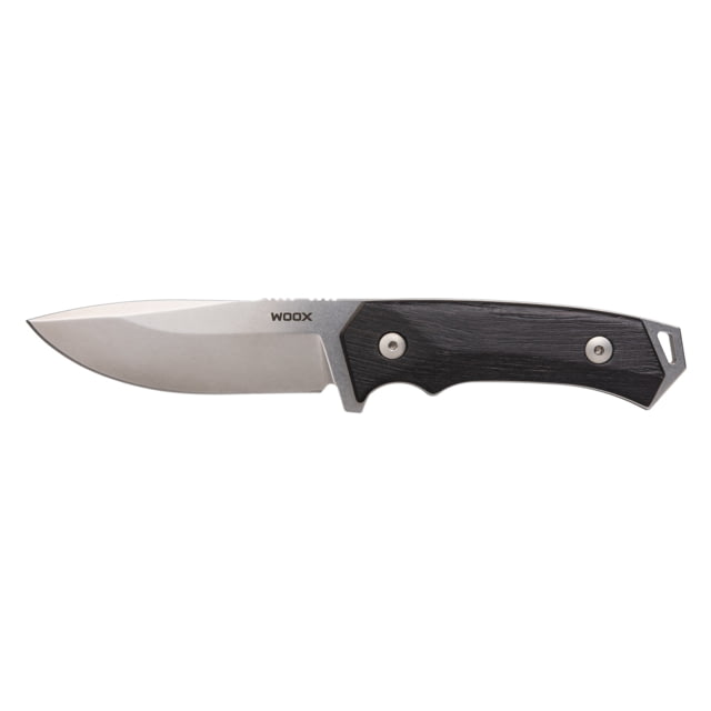 WOOX ROCK62 Fixed Blade Knife 4.25in Sleipner HRC 60-62 Plain Total Black Handle - Woox