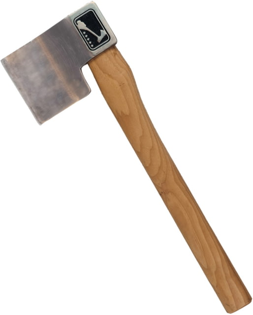 World Axe Throwing League The Butcher Throwing Axe 17in Overall 5.75in 1045 CS Axe Head w/ 4in Cutting Edge American Hickory Handle Nylon Sheath