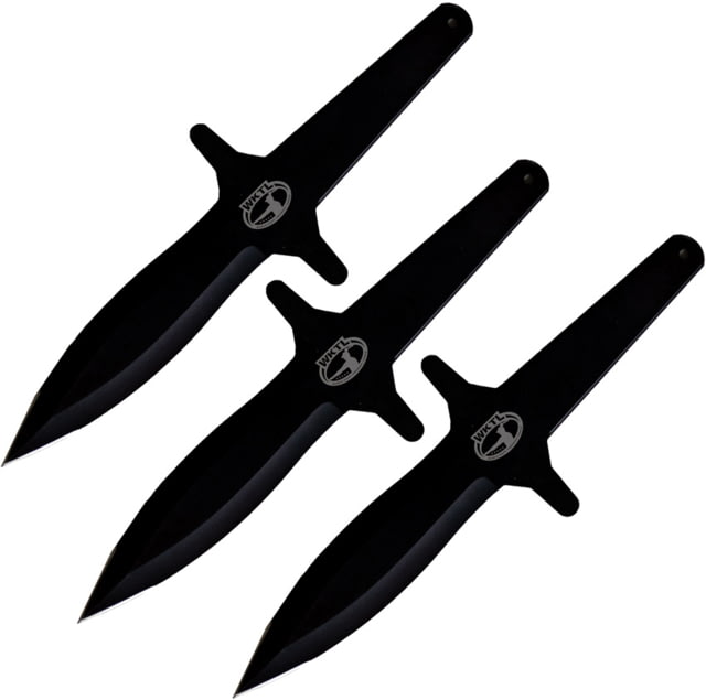 World Knife Throwing League Phoenix Throwing Knives 14.25in Overall 7.5in Black Finish 3Cr13 Stainless Blade Stainless Steel Handle - World Knife Throwing League