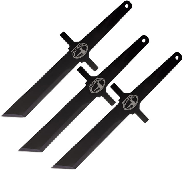 World Knife Throwing League Tobi Throwing Knives 14.5in Overall 8.07in Black Finish 3Cr13 Stainless Blade Stainless Steel Handle