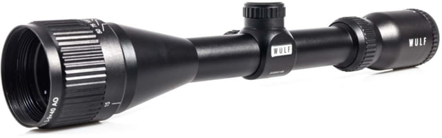 Wulf Optics Fireball 3-9x40 AO Rifle Scope 1in Tube Second Focal Plane Half Mil-Dot Reticle Black - Wulf Optics