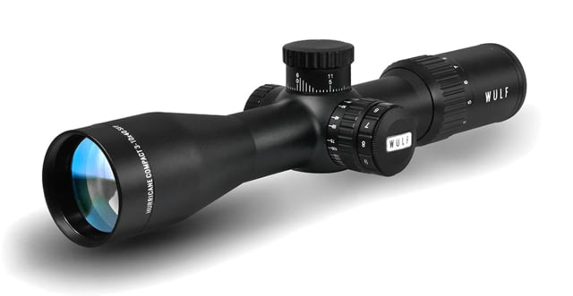 Wulf Optics Hurricane Compact Pro 3-10x40mm 30mm Tube Rifle Scope Second Focal Plane HFT-Pro Reticle Black - Wulf Optics