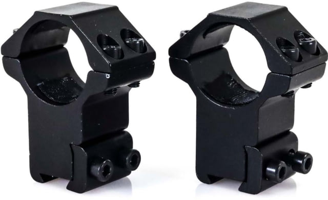 Wulf Optics Match Rifle Scope Rings High 09-11 mm Black 1'' - Wulf Optics