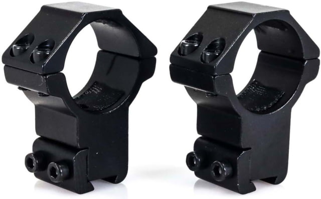 Wulf Optics Match Rifle Scope Rings High 09-11 mm Black 30mm - Wulf Optics
