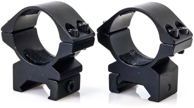 Wulf Optics Match Rifle Scope Rings Low Black 30mm - Wulf Optics