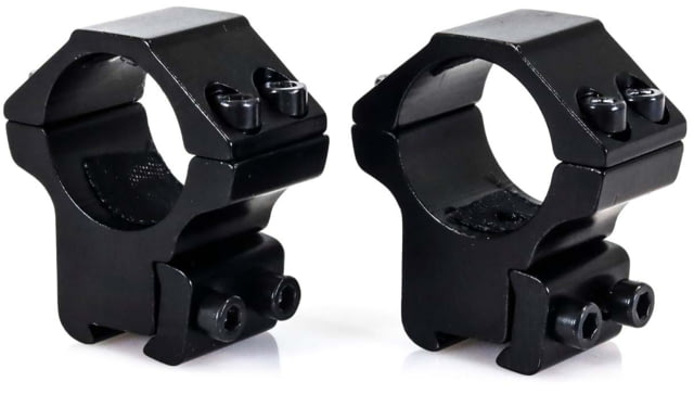 Wulf Optics Match Rifle Scope Rings Medium 09-11 mm Black 1'' - Wulf Optics