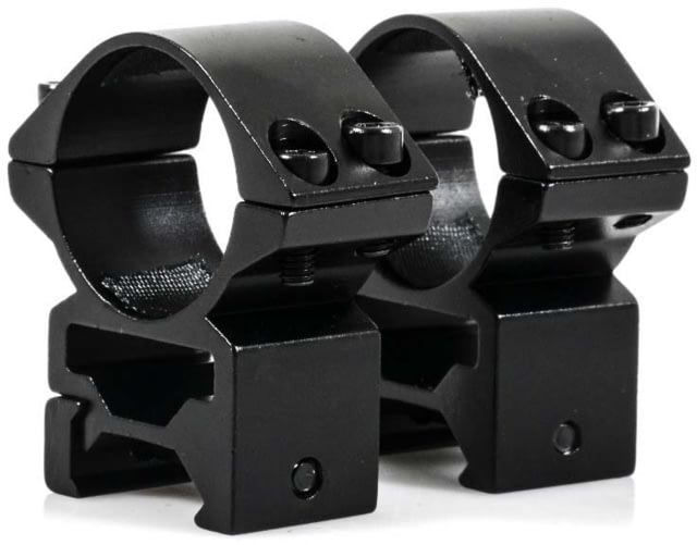 Wulf Optics Match Rifle Scope Rings Medium Picatinny Black 30mm - Wulf Optics