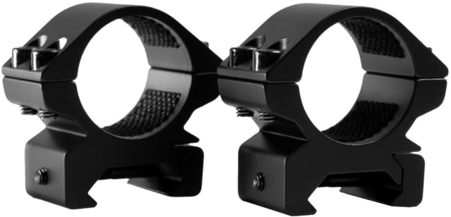 Wulf Optics 1in Tube Match Mount Rings Picatinny Low 20mm Black Small