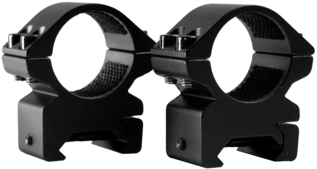 Wulf Optics 1in Tube Match Mount Rings Picatinny Med 24mm Black Small