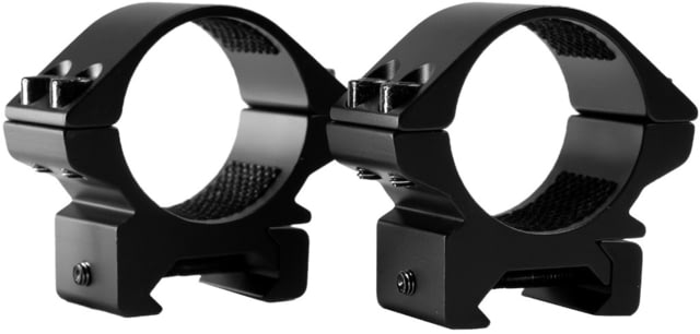 Wulf Optics 30mm Tube Match Mount Rings Picatinny Low Black Small