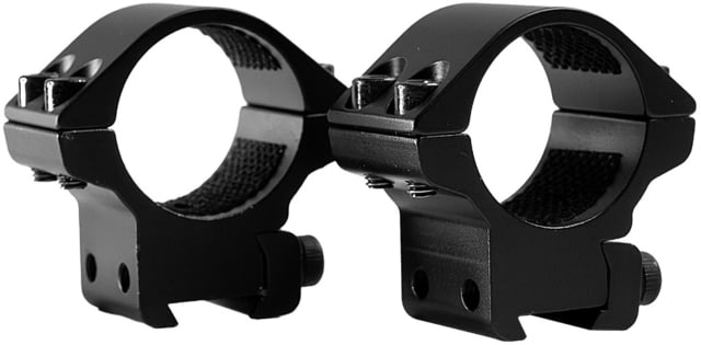 Wulf Optics 9/11mm / 1in Tube Match Mount Rings Low Black Small