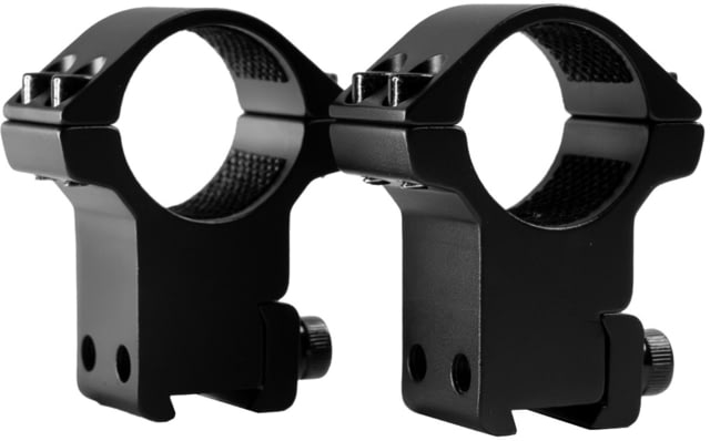 Wulf Optics 9/11mm / 1in Tube Match Mount Rings High Black Small
