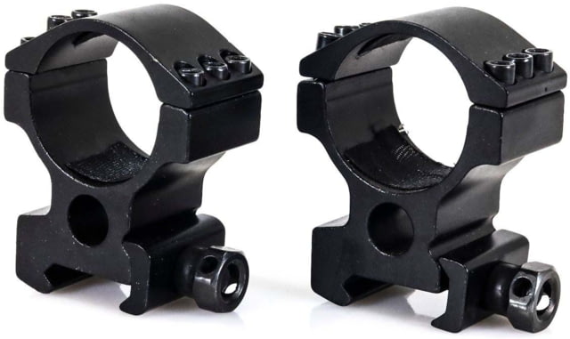 Wulf Optics Wulf Tactical Rifle Scope Rings 6 Screw Medium Black 30mm - Wulf Optics