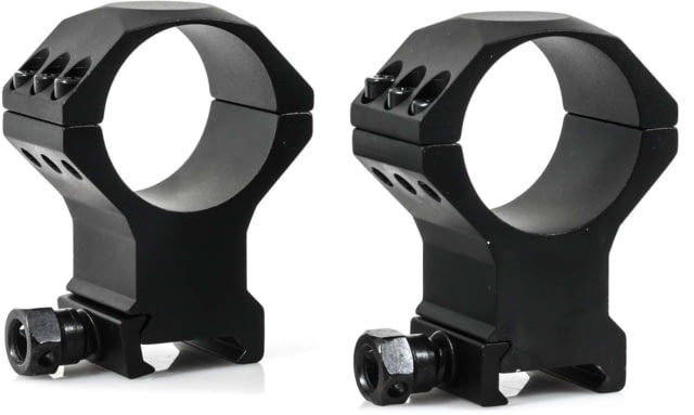 Wulf Optics Wulf Tactical Rifle Scope Rings 6 Screw X-High Black 34mm - Wulf Optics