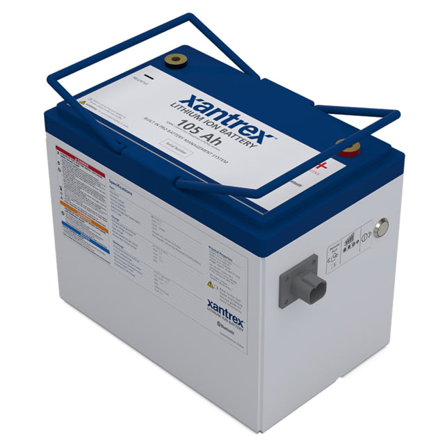 Xantrex Lithium Iron Phosphate LiFePO4 Battery - 105AH - 12VDC One Size - Xantrex