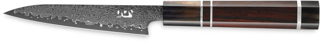 Xin Cutlery 10in Acid Etched Handmade Japanese Style Chef's Knife 10in Overall 4.7in Damascus Steel Blade White Buffalo Horn/Rosewood/Nickel Silver - Xin Cutlery
