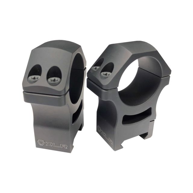 XLR Precision Rifle Scope Rings 30 mm High Profile 1.46in Black High Profile - Xlr