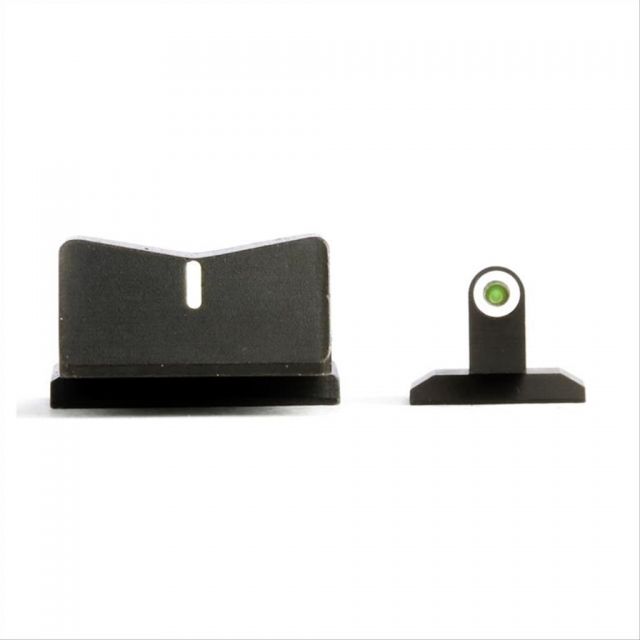 XS Sight Systems DXW Standard Dot for Colt Gov 5in Novak Rear Suppressor Height Tritium Front White Stripe Rear - XS Sights