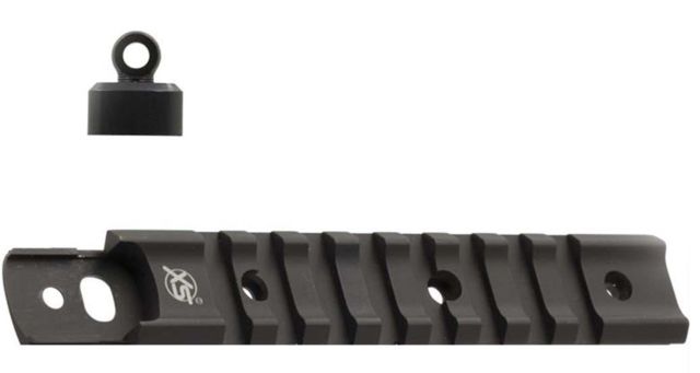 XS Sight Systems Shotrail w/Ghost Ring Remington 870 Matte Black Standard - Xs Sight Systems