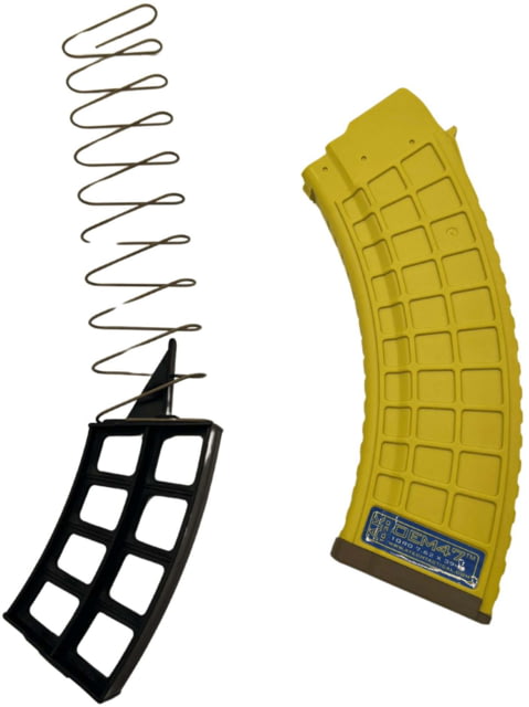 ch Tactical OEM47 Gen2 Banana AK-47/Galil Ace/KS47/MK47 7.62x39mm 10 Round Rifle Magazine Yellow Ammo
