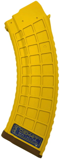 ch Tactical OEM47 Gen2 Banana AK-47/Galil Ace/KS47/MK47 7.62x39mm 30 Round Rifle Magazine Yellow Ammo