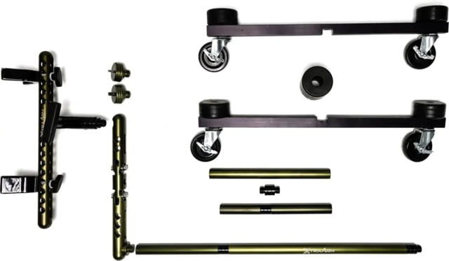 XtraArm Roller Rest w/ Double Yoke Black - Xtraarm