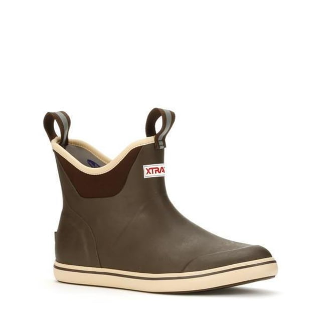 Xtratuf 6 in Ankle Deck Boots - Men's Chocolate/Tan 12
