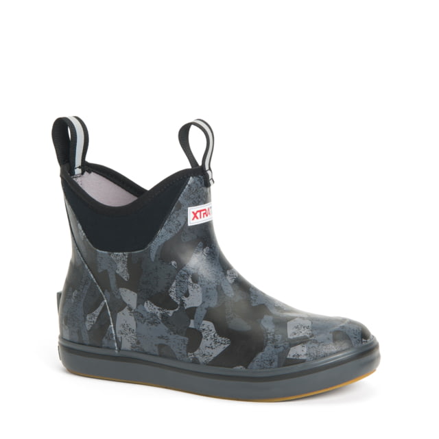 Xtratuf 6 in Ankle Deck Boot - Women's Black Camo 10 - Xtratuf