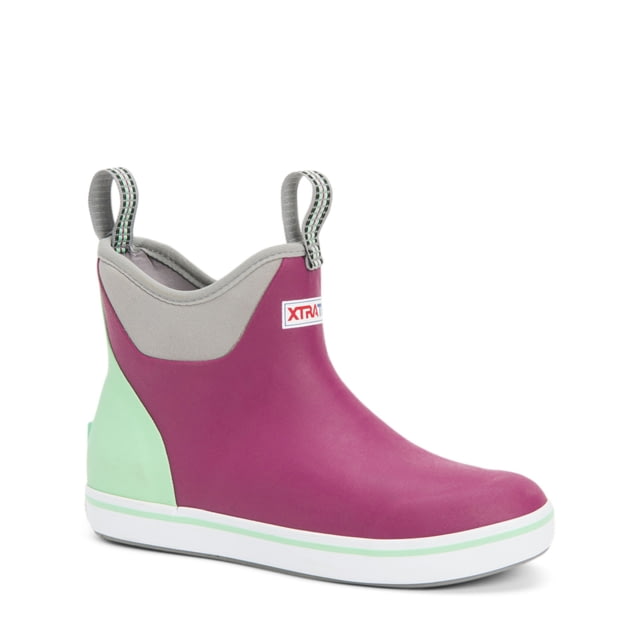 Xtratuf 6 in Ankle Deck Boot - Women's Purple 6 - Xtratuf