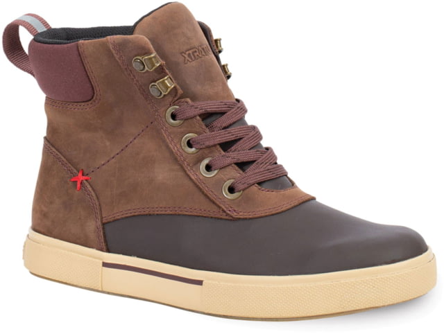 Xtratuf Leather Ankle Deck Boot Lace Shoe - Women's Brunette/Rum Raisin 9