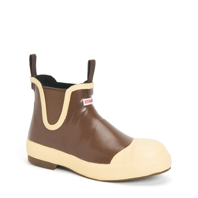 DEMO Xtratuf 6in Legacy Steel Toe Ankle Deck Boot - Men's Brown 12 LDB-STL-BRN-120 - Xtratuf