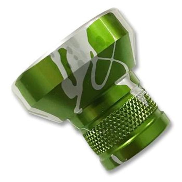 Precision Hardcore Gear Powder Funnel .44 Caliber 6061 Aluminum Green - Precision Hardcore Gear