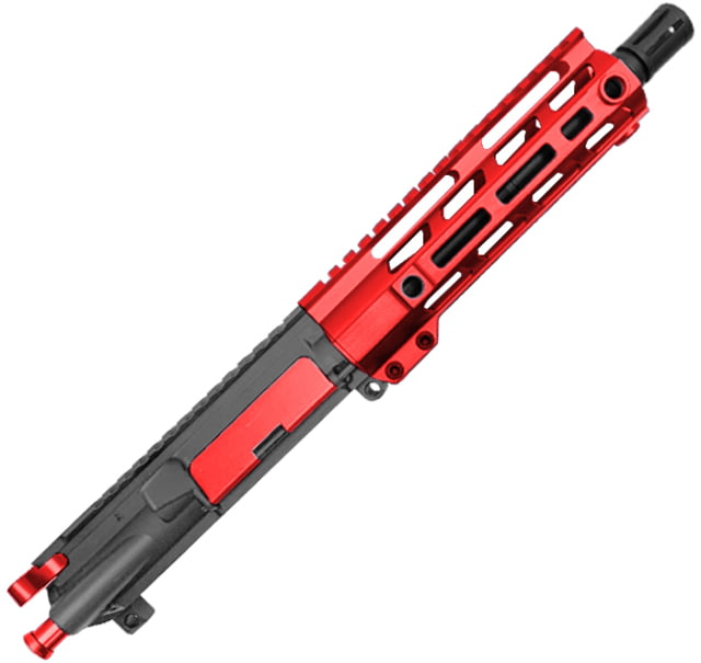 USED XTS Complete Upper Receiver w/o BCG AR-15 223/5.56 16.5in 7.5in Pistol 1-7 Twist 1/2x28 Thread M-LOK Bird Cage Black Nitride Finish Red - Xts