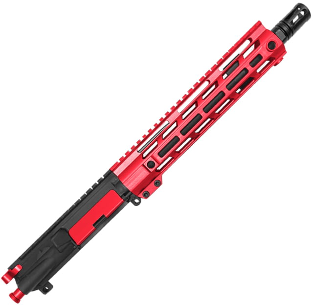 XTS Complete Upper Receiver w/o BCG AR-15 223/5.56 19.5in 10.5in Carbinel Government 1-7 Twist 1/2x28 Thread M-LOK Bird Cage Black Nitride Finish Red - Xts