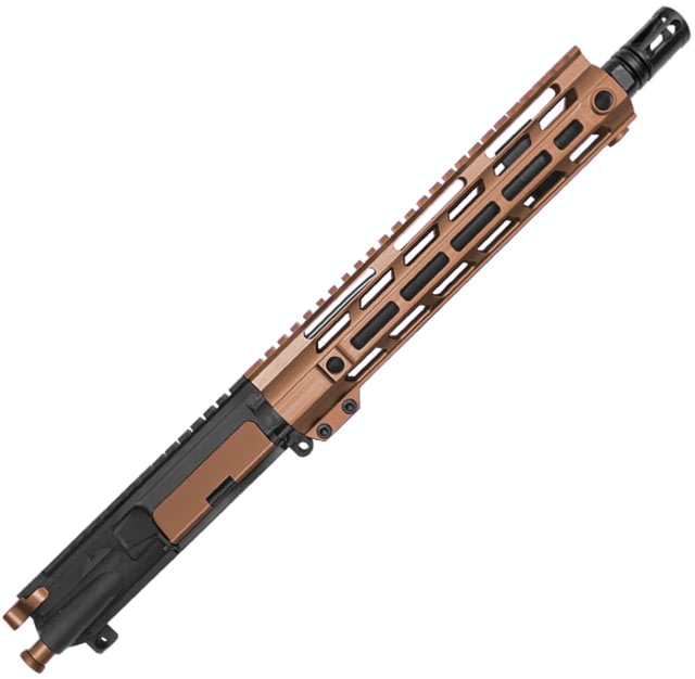 XTS Complete Upper Receiver w/o BCG AR-15 300 BO 19.5in 10.5in Pistol 1-8 Twist 5/8x24 Thread M-LOK Bird Cage Black Nitride Finish Bronze - Xts