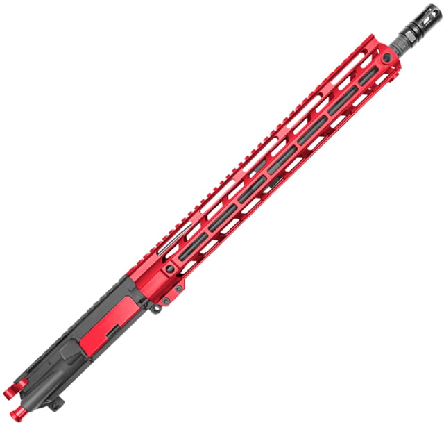 XTS Complete Upper Receiver w/o BCG AR-15 300 BO 24.75in 16in Barrel Carbine 1-8 Twist 5/8x24 Thread M-LOK Bird Cage Black Nitride Finish Red - Xts