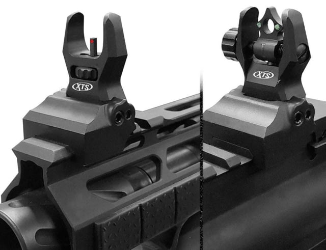 XTS Flip-Up Front And Rear Set Black - Xts